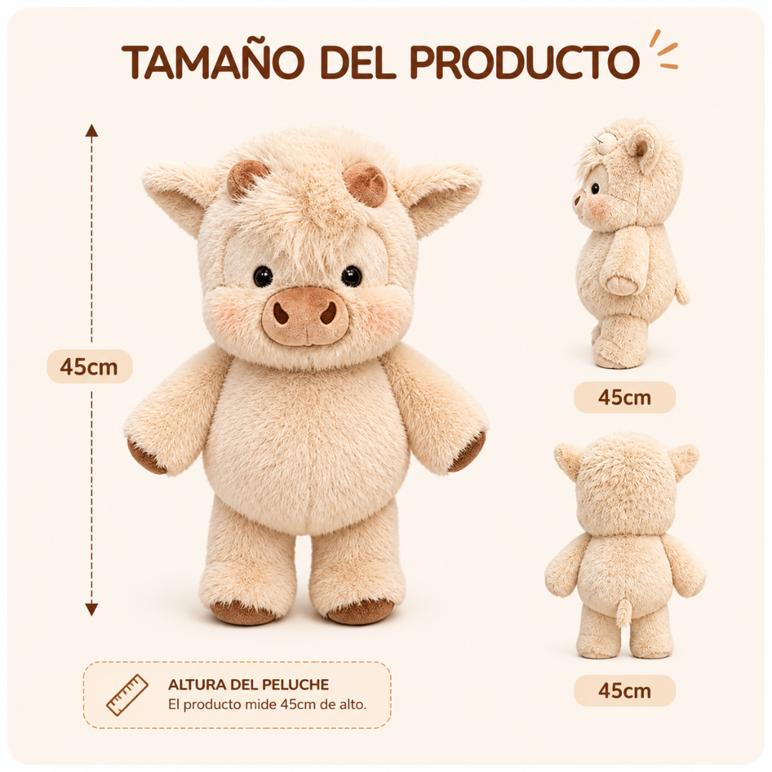 cow bolt peluche de vaquita que corre